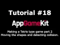 AppGameKit Tutorial - Making a version of Tetris Part 2