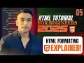 Tutorial 5 - HTML Text Formating Explained in Bangla HTML CSS Full Course 2025