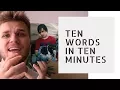 Ten Words in Ten Minutes Vocab in Context Hurricane Harvey Easy to Learn English