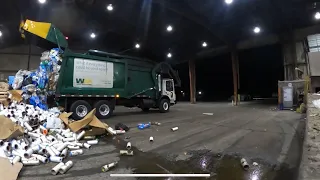 The worse part of being a front load driver and dumping at transfer station