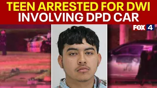 Teenager arrested for DWI after crashing into Dallas police sergeant