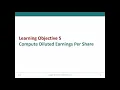 Chapter 16 Dilutive Securities and Earnings Per Share Part 2