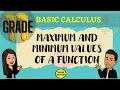 MAXIMUM AND MINIMUM VALUES OF A FUNCTION BASIC CALCULUS