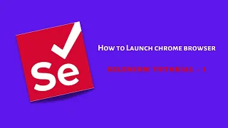 How to open chrome browser using selenium Selenium Using Java Selenium Tutorial - 1
