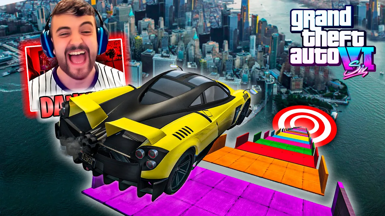 MEGA RAMPA ESPECIAL GTA 6! EMOCIÓN HASTA EL FINAL!! - GTA 5 ONLINE