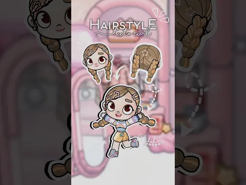 HAIRSTYLE TUTORIAL | AVATAR WORLD #avatarworld #avatarstory #shorts #tutorial