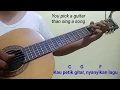 Lagu Tutorial Gitar Lagu Nyanyianmu-Iwan Fals (cover by Gitar Akustik)