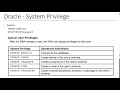 Oracle - System Privilege to create New User and Granting system privileges to a User