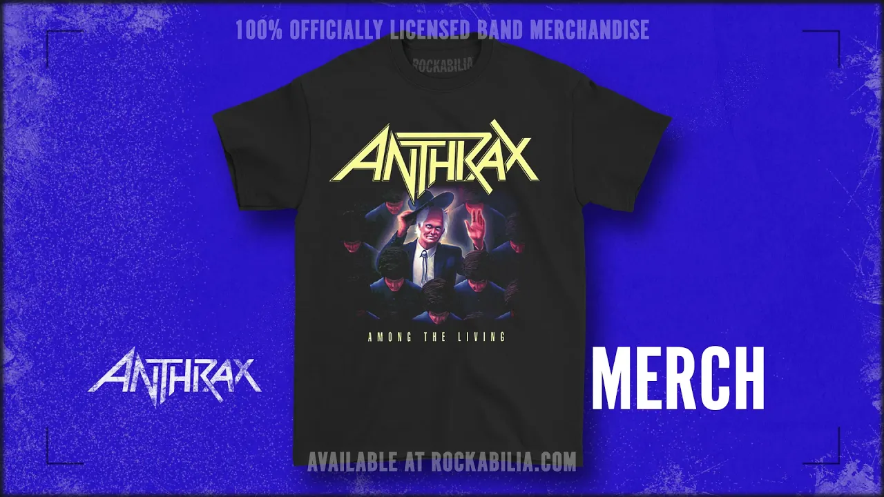 t-shirt metal uomo Anthrax - Worship Music - ROCK OFF - ANTHTEE06MB