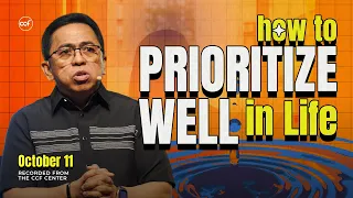 Don’t Wait To Put God First | Bong Saquing | October 11, 2026