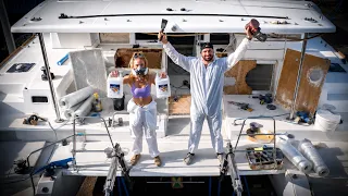 The MOST IMPORTANT Project of our Catamaran Rebuild (THE BULKHEADS!) | Ep.96