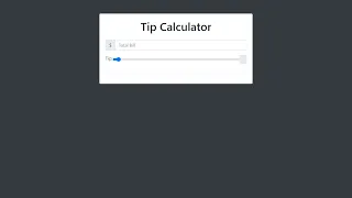 JAVASCRIPT Course Project Based Learning - Tip Calculator Project Using Javascript