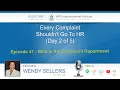 Download Lagu Every Complaint Shouldn't Go To HR - Who is the Complaint Department (Ep47)