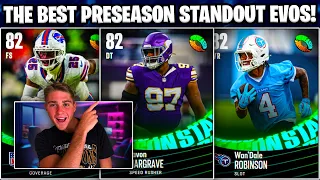 The BEST Players to Use the NEW 83 OVR Preseason Standout Evos On in Madden 27
