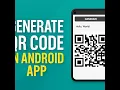 How to Generate QR Code in Android Studio QR Code Generator App Tutorial