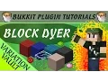 Block Dyer Right click to dye blocks Minecraft Bukkit Plugin