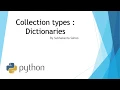 Python Programming Tutorial Part-6 - Dictionary