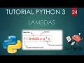 Python 3 Tutorial para Principiantes - Lambda