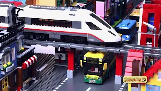 LEGO City Bus & Train Adventure 🚍🚂 | Tayo Bus Stop Motion Story for Kids | Lego stop motion video