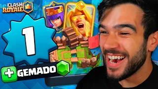 Criei o Novo NÍVEL 1 MAIS GEMADO do Clash Royale!!