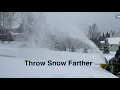 First Use of Impeller Kit for Snowblower