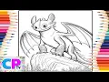 How to Train Your the Dragon Coloring - Nostalgia NomiaTunes