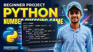 Python Number Guessing Game Totorial Beginner Python Project Step by Step