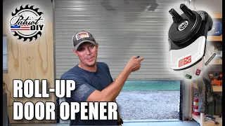 roll up garage door opener install