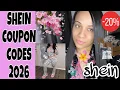 SHEIN COUPON CODES 2026 20 OFF DISCOUNT CODES ALL WORKING SAVE BIG NOW