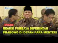 Lagu REAKSI PURBAYA Dengar Perintah Langsung dari Presiden Prabowo : Saya Minta Menteri Keuangan..