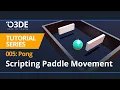 O3DE Pong Game Tutorial Part 5 Scripting Paddle Movement