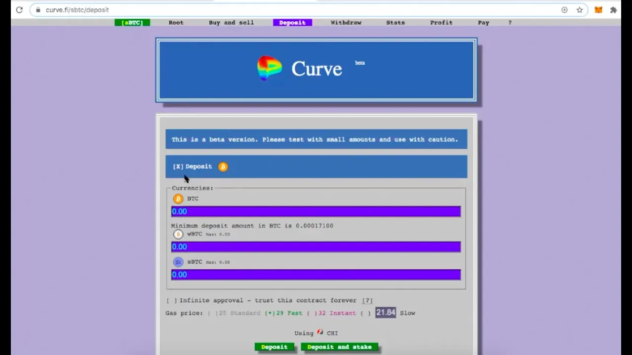 How to Farm Yield with the Curve sBTC Pool and Synthetix