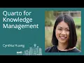 Download Lagu Cynthia Huang - Quarto for Knowledge Management
