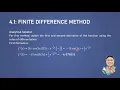 4 1 Finite Difference Method