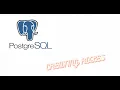 CREATE ROLE on postgres hands-on