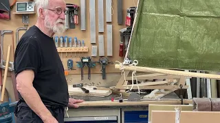 29 Dec 2022  Balanced lugsail single line reefing with canvas scale 1:2. Works well. Me satisfied.