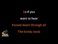 Story of a Warrior - John Michael Howell (Karaoke Songs With Lyrics - Original Key)