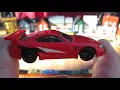 Red Toyota Supra 2022 Hot Wheels Toy Car Unboxing and Review Then and Now Series