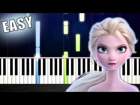 Download MP3 Idina Menzel, AURORA - Into the Unknown (Frozen 2) - EASY Piano Tutorial by PlutaX