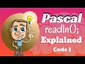 Pascal readln command