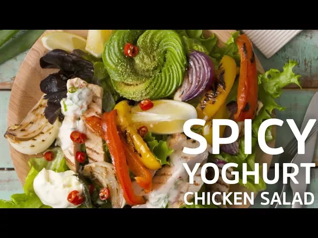 Spicy Yoghurt Chicken Salad