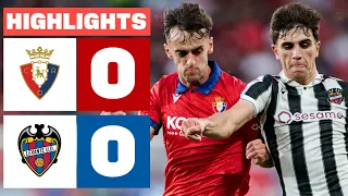 CA OSASUNA 0 - 0 LEVANTE UD | RESUMEN LALIGA EA SPORTS
