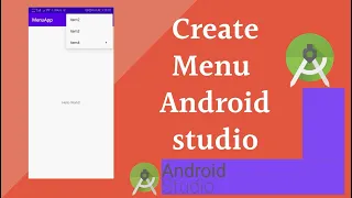 How to create Menu using Java 2020
