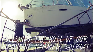 Polishing the Hull of our Beneteau Oceanis 43 Sailboat – Ep. 49