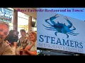 Boys Favorite Restaurant on Chincoteague Island the ONE and ONLY Steamers Sports Bar Grill