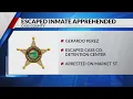 Inmate briefly escapes from Cass County Detention Center