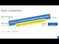 frontend development using react coursera week 3 quiz answers Board Infinity theanswershome