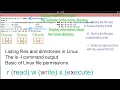 Listing files and directories in Linux the ls - l command output Basic of Linux file permissions