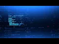 Cyberpunk Code Hacker Glitch Hi-Tech Background Footage Screensaver