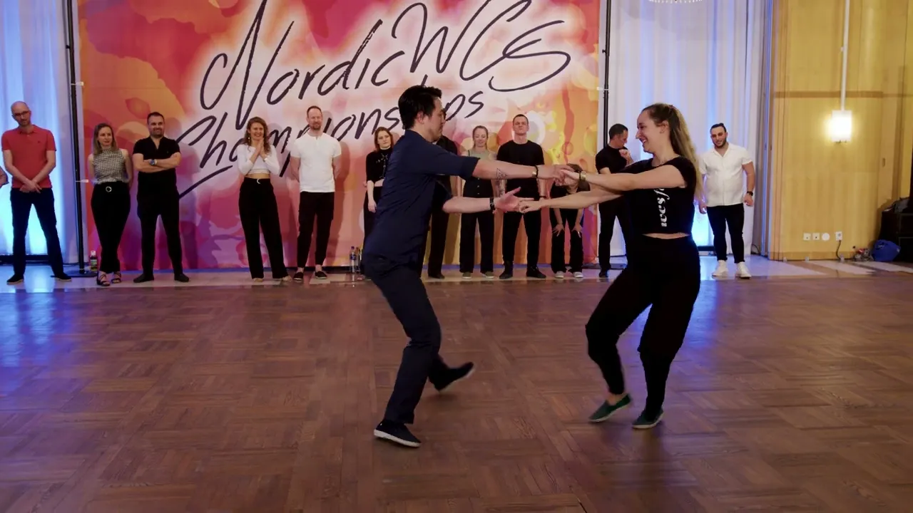 Tschen Fung Wang & Caroline Hölker - 2nd place Strictly Open Finals - Nordic WCS Championships 2023